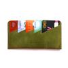 AGILITY Affa Card Folder 10 Pieces Inner Card Case Long Wallet Thin Horizontal Genuine Leather Yellow "Card Folder"