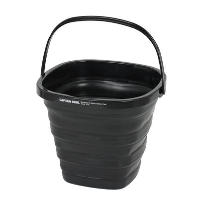 Bucket Folding Bucket Folding Soft Bucket Storage Compact Black UW-1532