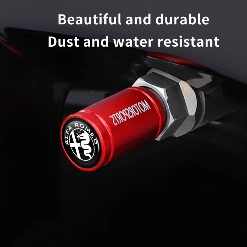 Autolepky Pro Alfa Romeo 4KS Krytky ventilků kol pneumatik pro Alfa Romeo 159 Giulietta Giulia 14