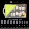 Almond Trapezoid Nail Tips - Matte, No Polish Needed, Crease-Free, 96 Pieces