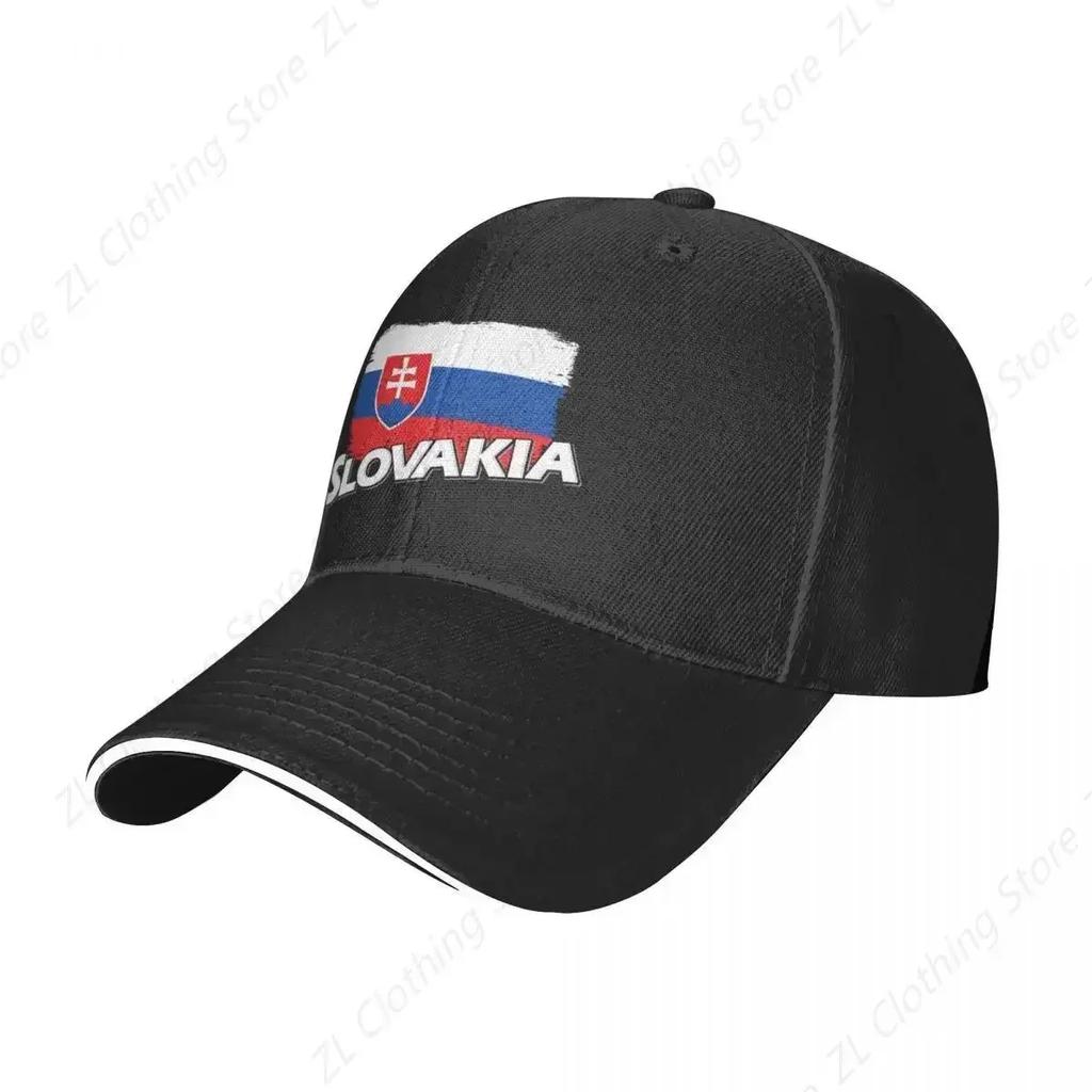 Slovakia Flag Baseball Cap Anime Fashionable Unisexs Womens
