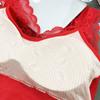 Sexy Lace Large Size Back Underwear for Women Without Steel Ring Gathered Anti-sagging Vest Bra Thin Breathable Simple Natural Bra