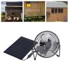 Portable Solar Extractor Greenhouse Fan for Outdoor Camping, RV, 4In