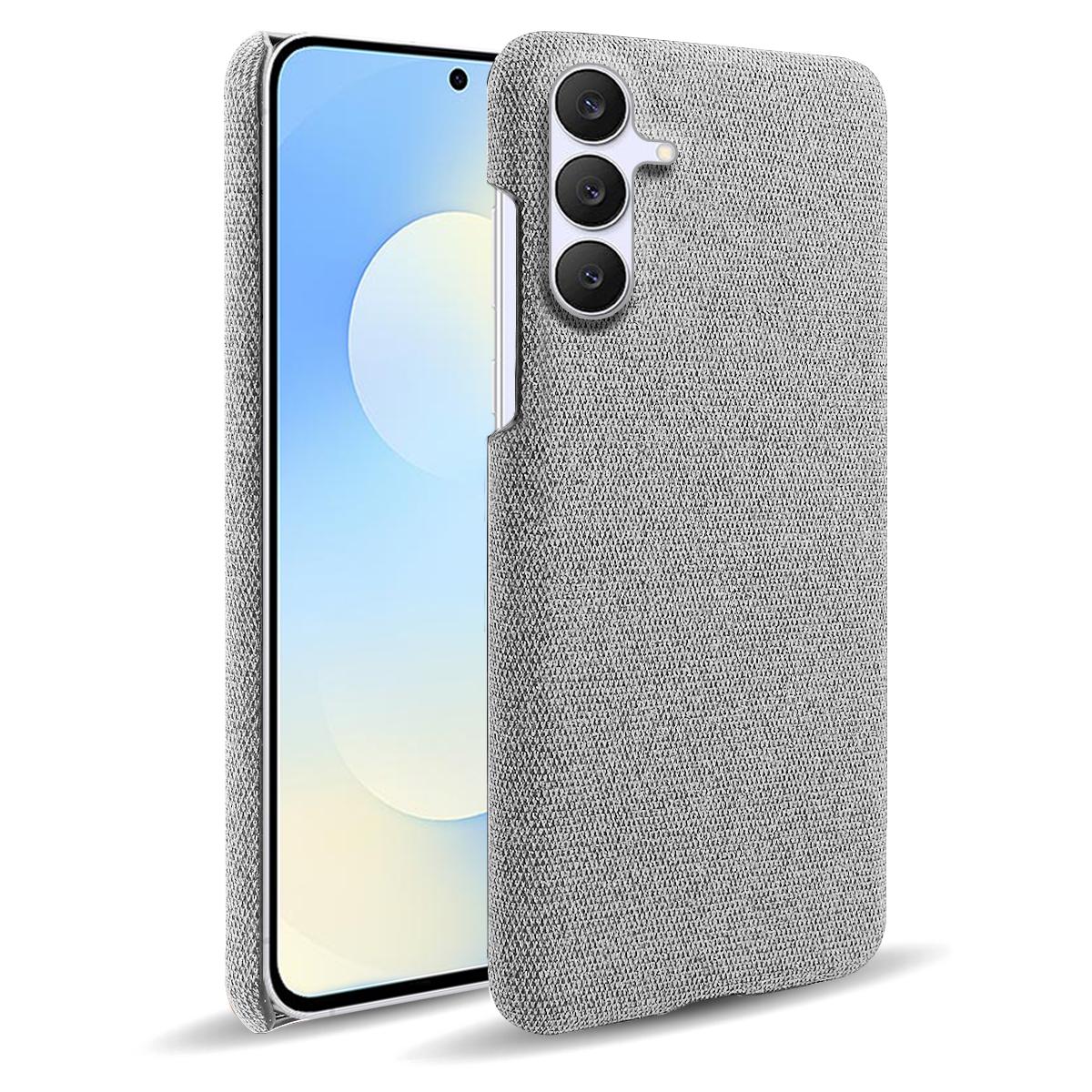 

For Samsung Galaxy S25 FE Phone Case Cloth Texture Anti-Scratch Protective PC Back Cover