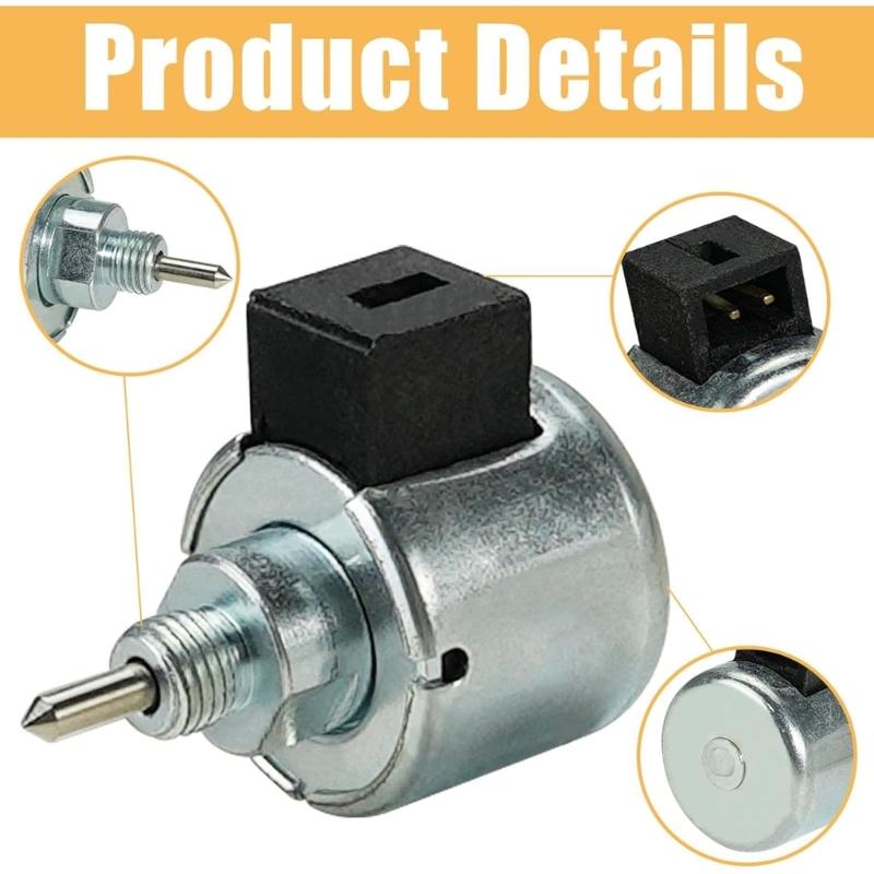 21188-7002 Metal Solenoid Valves Carburetor Fuels Shut Off Solenoid for 4 Strokes Engine FH430V FH541V FH580V FR541V