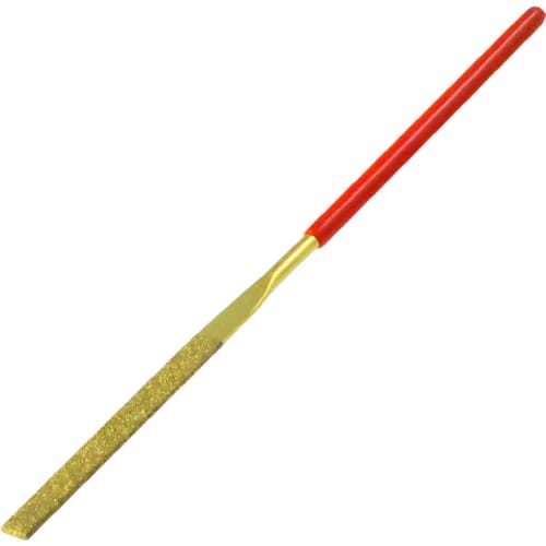 KONYO SUN UP Diamond File Set of 3, Titanium Coated Metal Rod File, 140mm