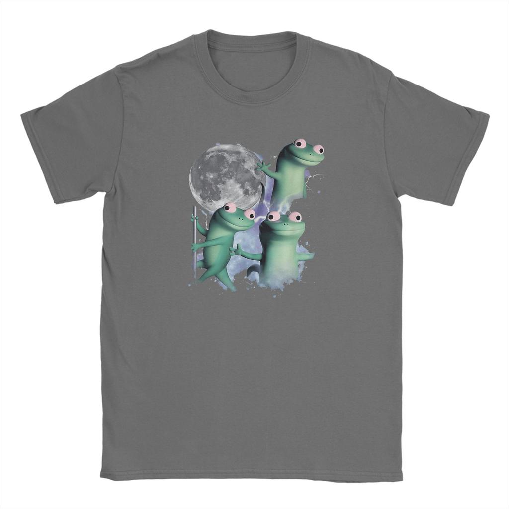 Men's T-Shirts Funny Weird Animal Lizard Meme Vintage 100% Cotton Tee Shirt Short Sleeve T Shirt Crew Neck Clothes New Arrival