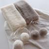 Thickened Imitation Fur Rabbit  Scarf Warm Plush Neckerchief Fashion Women Shawl  Women