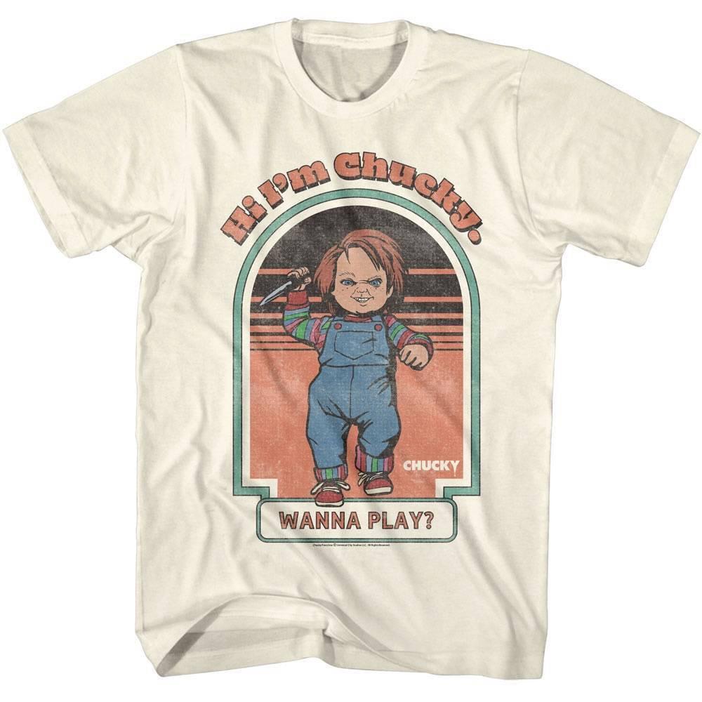 Chucky Hi Wanna Play Men T Shirt S
