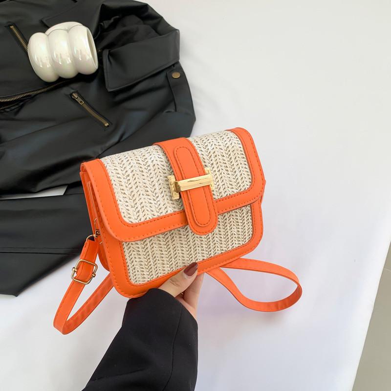 Chic Street Style Pu Shoulder Bag Medium Square Crossbody Bag 2024 Spring Fashion