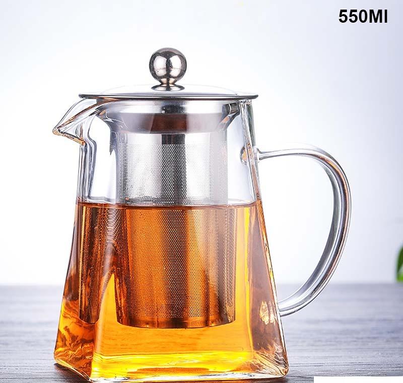 Heat Resistant Glass Teapot, Various Styles, Hot-selling Tea Sets, Clear Kettle, Flower Puer, Tea Infuser Pot, Dropshipping