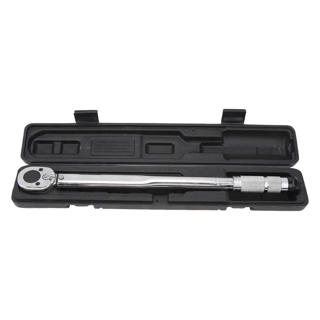 1/2in Drive Click Torque Wrench Accurate To 41/2" 28 to 210Nm for Car Tires Engine Chassis Repair