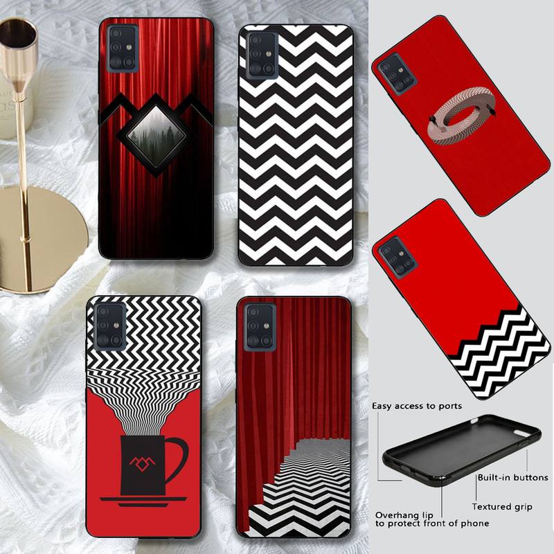 

Чехол для телефона «Твин Пикс» для Samsung Note M 31 9 A51 A52 A71 A72 A80 A91 A20E A32 A31 A21 A11, чехол Fundas samsung A32 4G