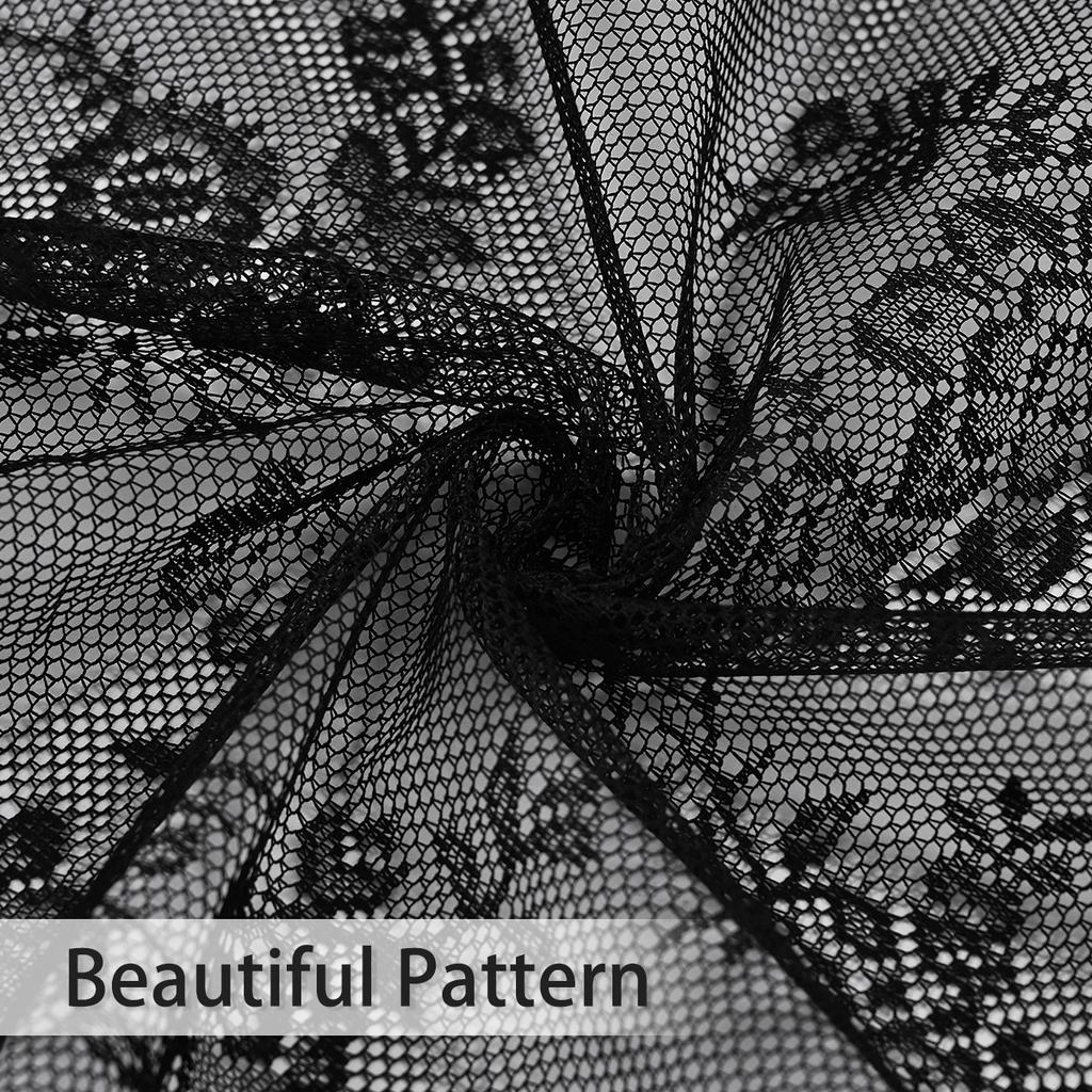 Single-Sided Lace German Curtain Perforated Window Screen Warp Knitted Lace Curtain, Middle East