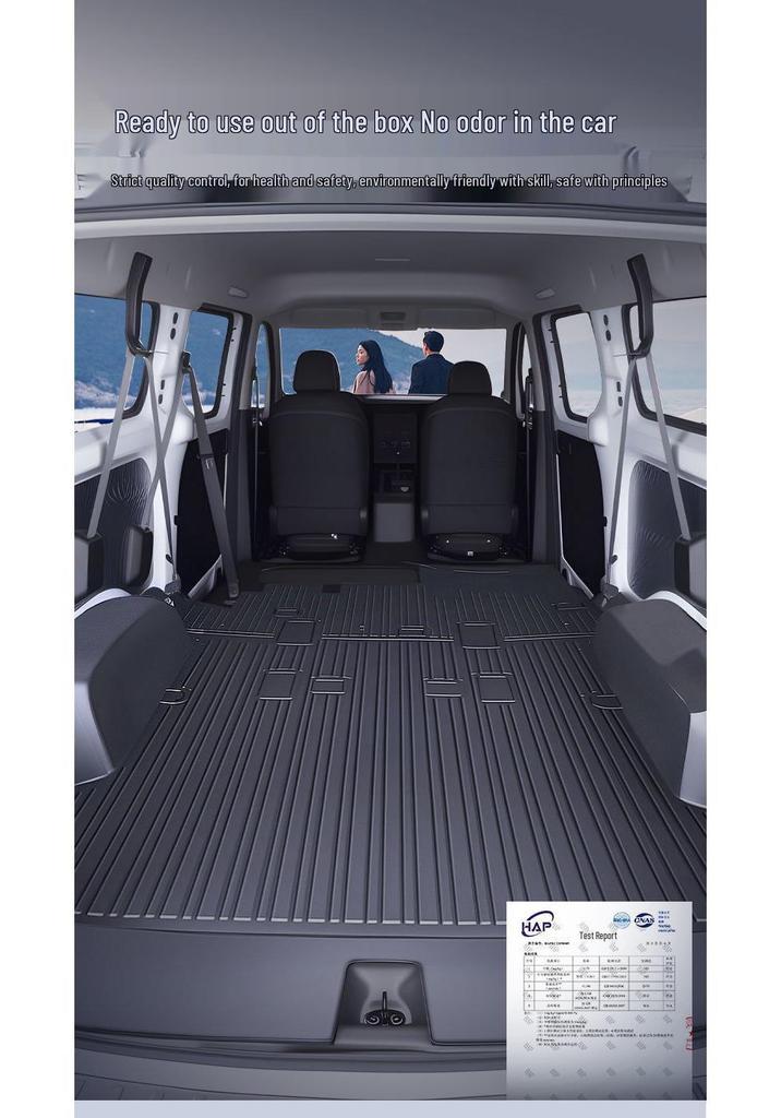 Durable TPE Rear Wheel Hub Full Coverage Car Floor Mats for Wuling Zhengcheng.