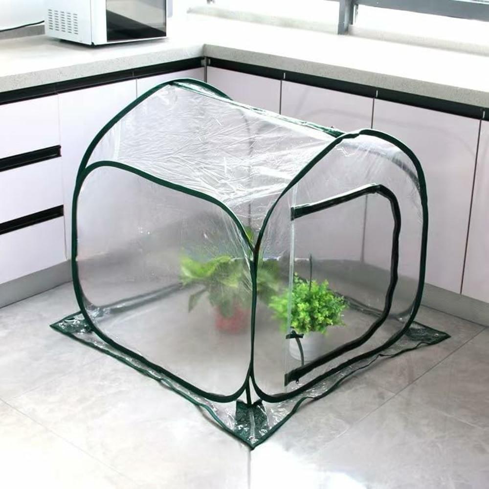 Foldable Greenhouse Mini Portable Plant Shelter Garden Grow House Outdoor Indoor Warm Cover for Balcony Patio