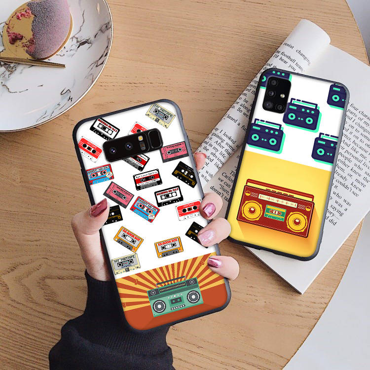 

B71 tape design Soft Case for iPhone 11 12 13 14 15 Pro Max Samsung S22 S23 S24 FE Ultra Xiaomi Redmi Note VIVO V27 Realme C21 OPPO Reno 8