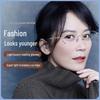 Fashionable Anti-Blue Light Women's Rimless Reading Glasses - Age-Reducing, Ultralight Metal with Fine Shimmer