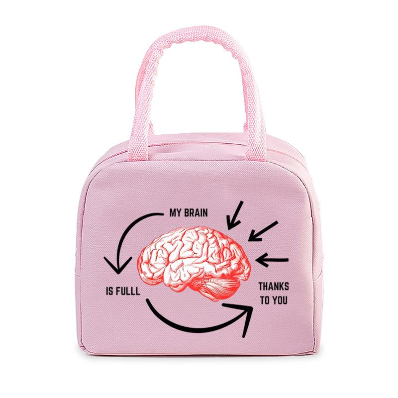 "Teachers Change The World" Pattern Women Men Portable Lunch Bags Funny Books Coffee Pencil Thermal Food Insulation Lunch Bag