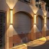 Outdoor Waterproof Courtyard Wall Lamp Garden Lamp Exterior Wall Pillar Villa Terrace Light Stainless Steel LED Porch Lighting