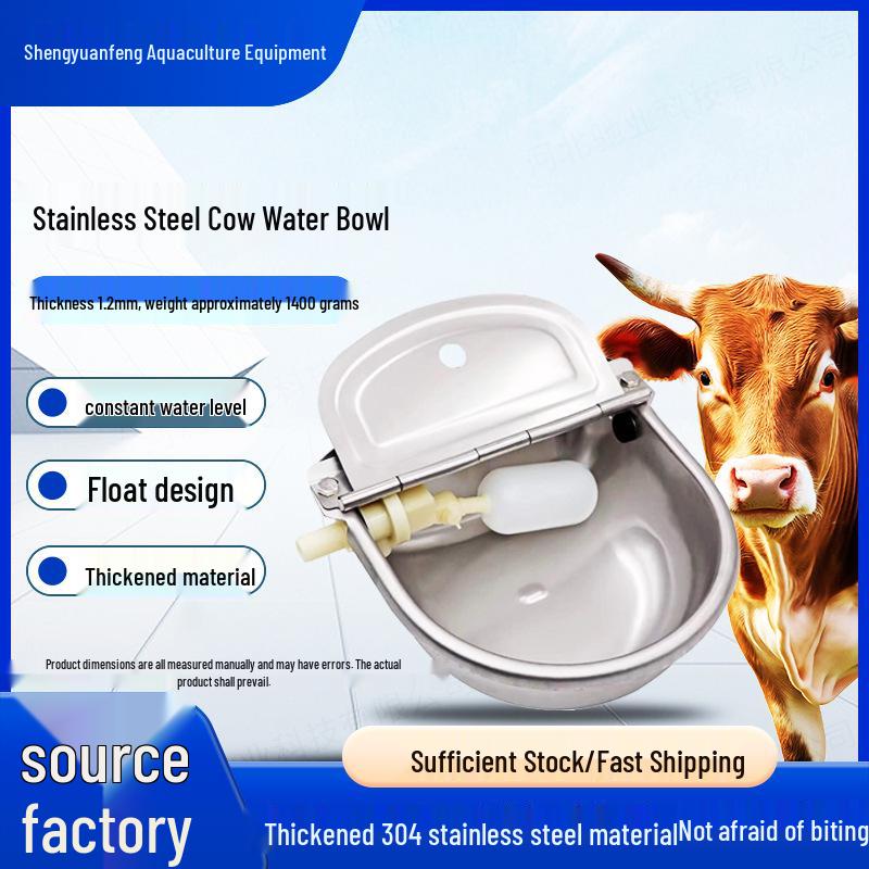 

Stainless Steel Automatic Waterer for Cattle, Horses, and Sheep Hose 80 cm