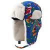 Ethnic Warm Hat Trapper Hat Stylish Floral Caps Warm Hat Ushanka Hat for Outdoor Winter Mask for Skiing Camping Hiking