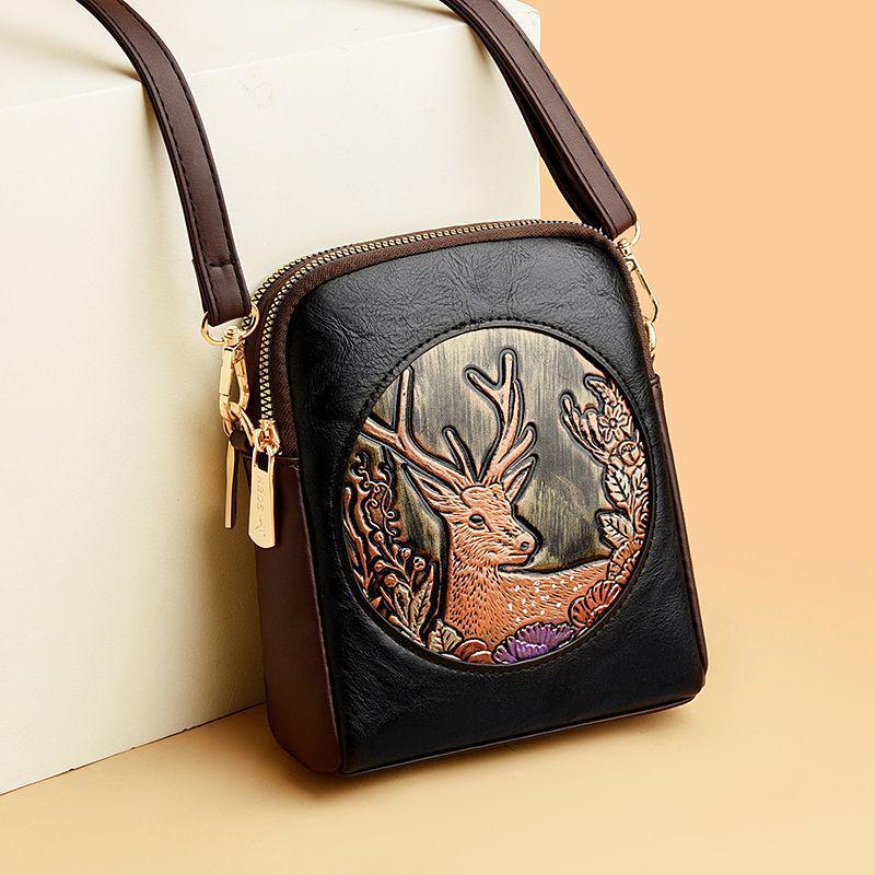 2025 Retro Ethnic Style Ladies' Small Crossbody Bag