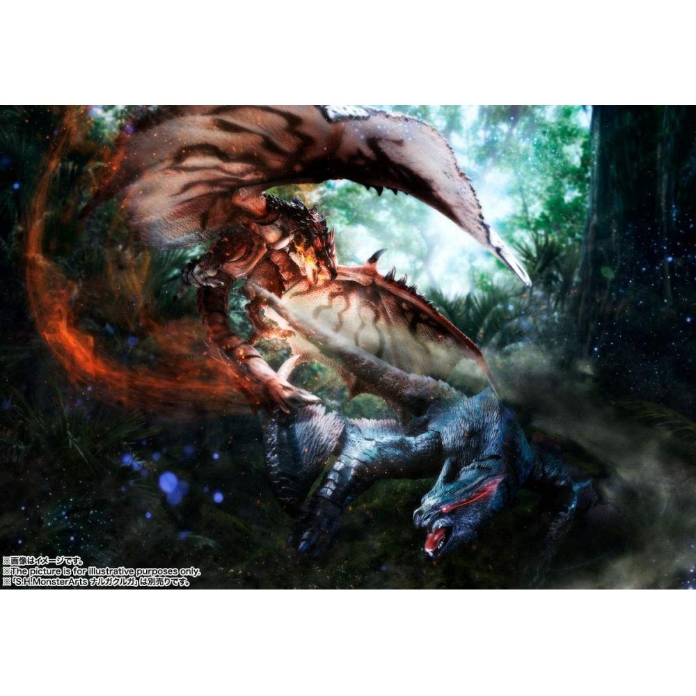 S.H. Monster Arts Monster Hunter World: Iceborne Rioreus Approx. 400mm ABS&PVC Painted Movable Figure