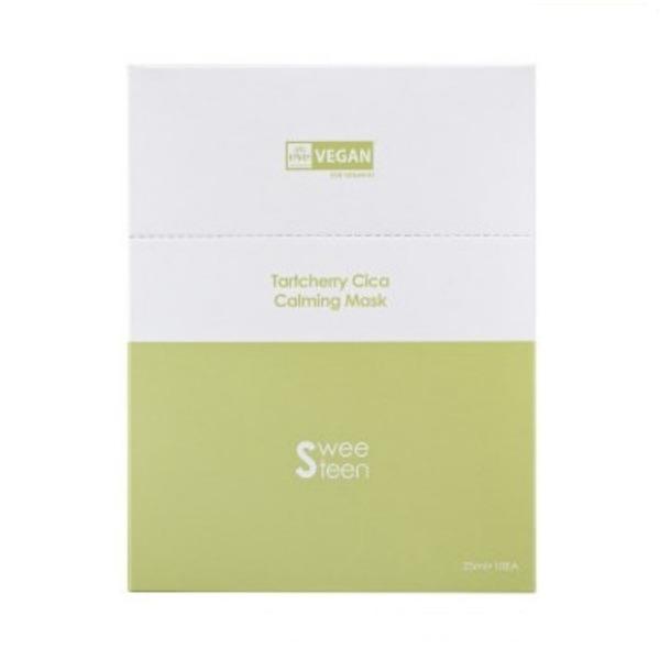SWEETEEN Tart Cherry Cica Calming Mask Pack (10 sheets)