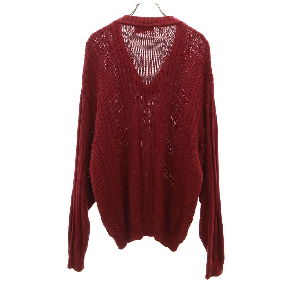 Προϊόντα ομορφιάς PETER HADLEY 90s Κατασκευασμένο στην Ιταλία Παλτό Μακρυμάνικο V-neck πλεκτό Ανδρικό Μεταχειρισμένο