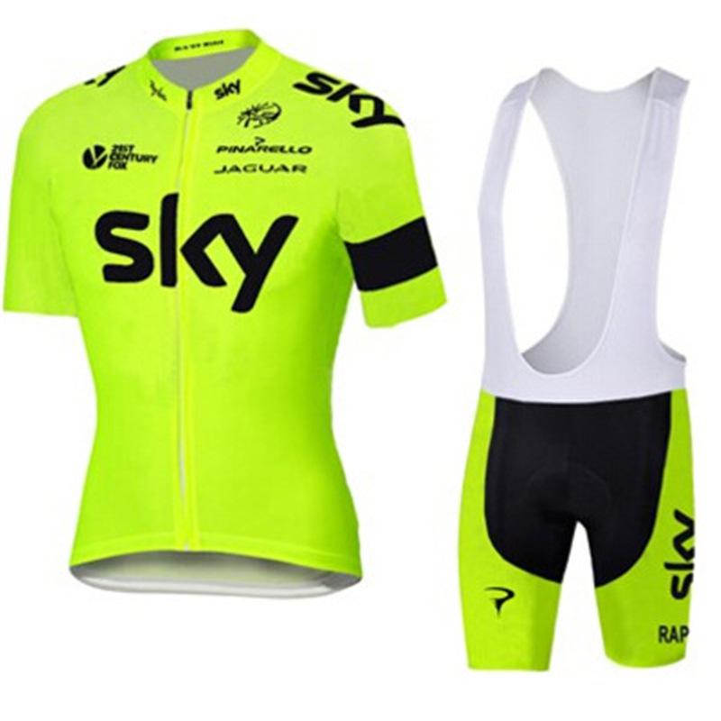 Mono de Ciclismo Transpirable de Secado Rápido de Manga Corta SKY de Verano para Hombre y Mujer