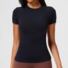 Slim Fit Sports Short Sleeve – Quick Dry Athletic Shirt  – Sweat Wicking & Stretchy – Ideal for Crossfit Pilates Daily Training
