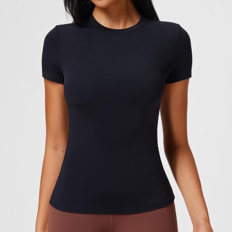 Slim Fit Sports Short Sleeve – Quick Dry Athletic Shirt – Sweat Wicking & Stretchy – Ideal for Crossfit Pilates Daily Training