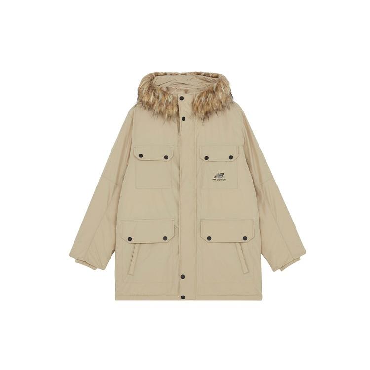New Balance Classic Down Jacket Asia Sizing 'Beige Brown' Men's AMJ13329-HNA