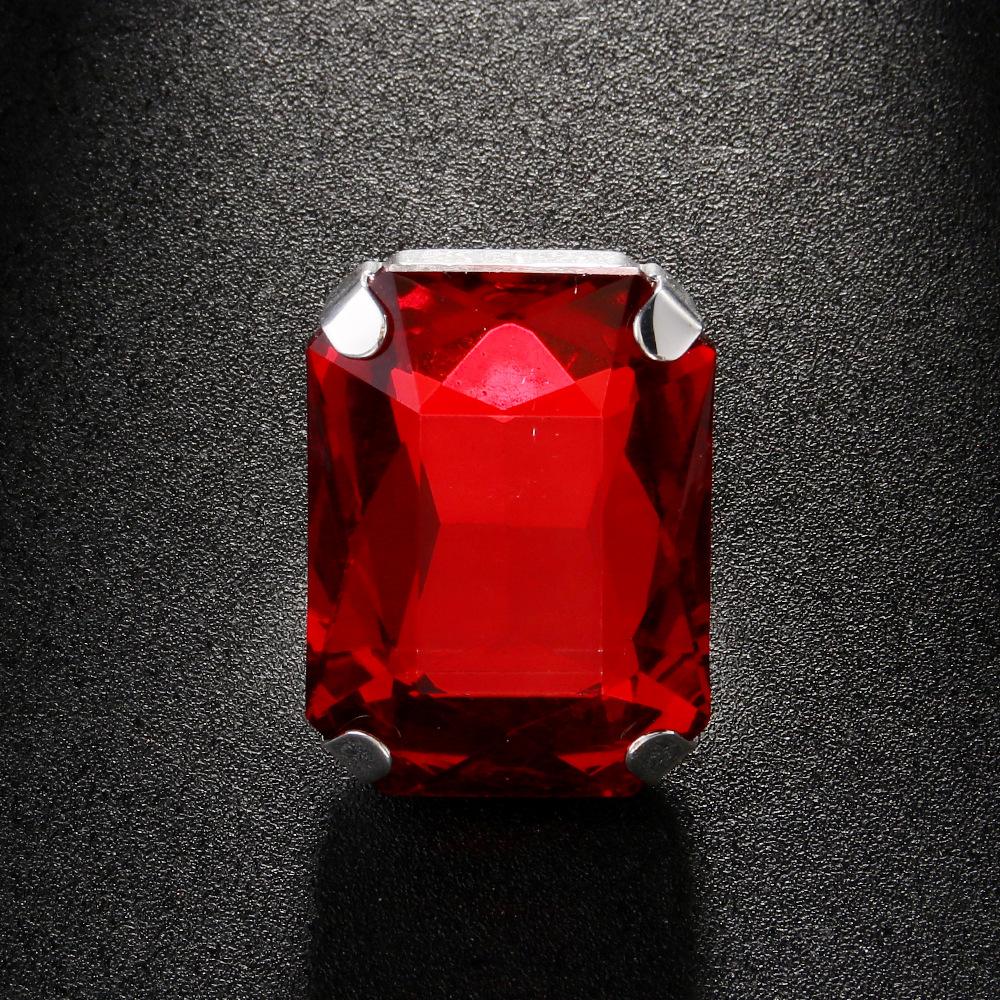 Nuovo Anello Quadrato Minimalista Anello Regolabile Gioielli Accessori da Donna di Alta Gamma