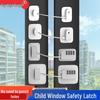 Child Safety Punch-Free Fridge & Cabinet Lock – Anti-Theft Combination Latch for Drawers, Windows, and Freezers