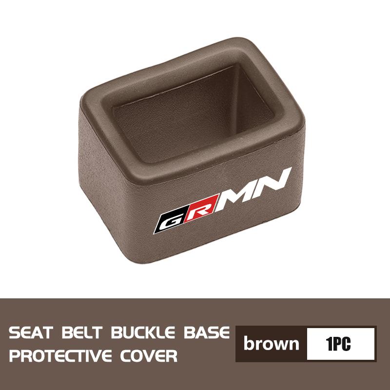 For Toyota Car Seat Safety Belt Buckle Base Clip Protection Cover Crown GR Corolla YARIS Auris C-HR Hilux Vios Prius