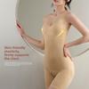 Seamless Plus Size Bodysuit with Built-in Bra, Bust-Lifting, Waist-Shaping, Figure-Sculpting, Butt-Lifting, Crotchless, Flat-Front Tummy-Control Pants