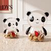 Decorative Coin Bank Clear Panda Piggy for Kids, Plastic Cash Bank, Money Savings Jar Saving Box Decoration, Christmas Birthday Girls Boys Transparent