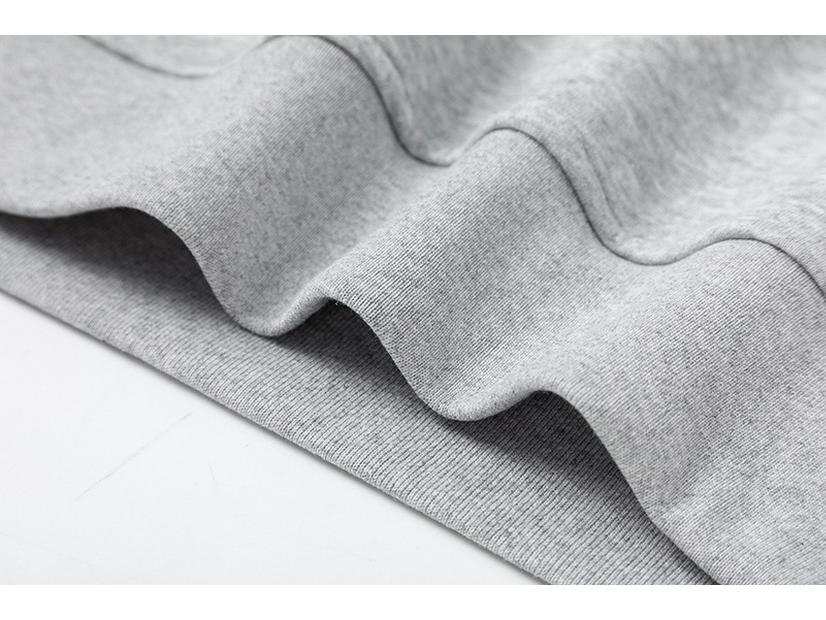 Synaworld Męski Hip Hop Streetwear Bluza z kapturem z okrągłym dekoltem i pluszowym podszyciem & Luźny komplet sportowy