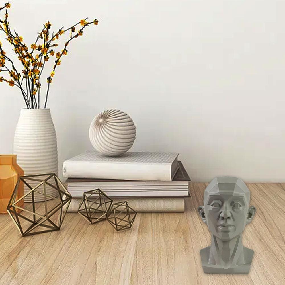 Art Plaster Head Teaching Aids Simulation Head Classroom Head Resin Mini Plaster Sketch Version Ornaments