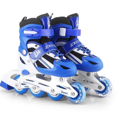 Factory Custom Fast Speed Sports 4 PU Flashing Wheels Roller Skates for Sale