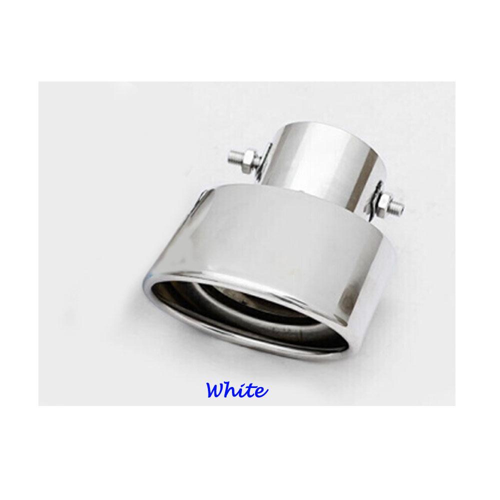 For Honda Fit Jazz 2014 2015 2016 2017 Car Styling Muffler End Black Pipe Dedicate Stainless Steel Exhaust Tip Tail Hoods Outlet