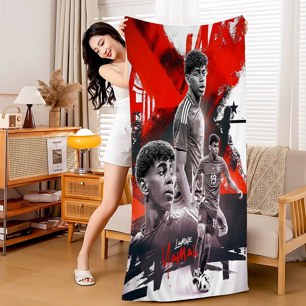 Lamine Football Player Y-yamals 19 Microfiber Beach Towel Absorbent Quick Dry Soft Yoga Swimming Resort Mountain Climbing Towel