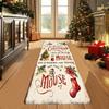 Tappeto di Natale Effetto Invecchiato Morbido, Antiscivolo Decorazione per la Casa Tappeto Lungo per Corridoi e Passaggi Tappeto da Comodino per Camere da Letto