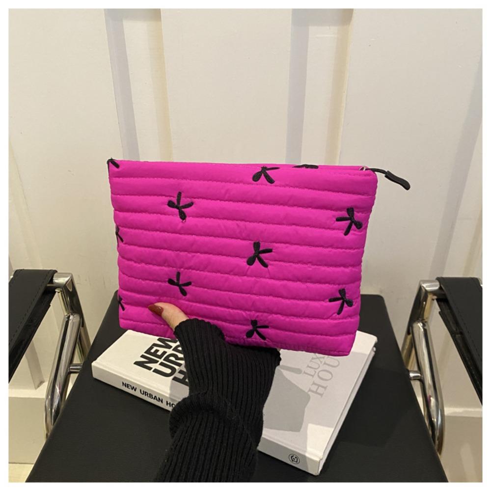 

Большая вместительная косметичка, хлопковая дорожная косметичка, новая сумка для хранения принадлежностей розы красного