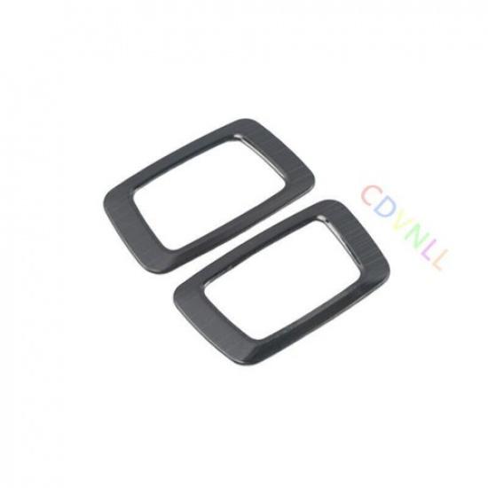 Fit For Volvo XC90 2016-2023 Black Titanium Rear Reading Lamp Frame Cover Trim
