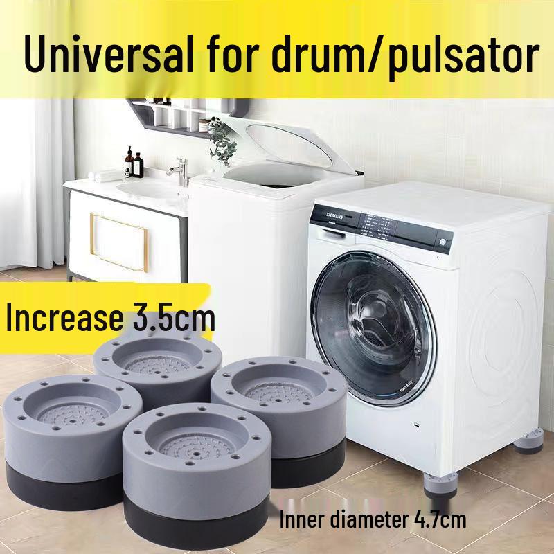 Washing Machine & Refrigerator Anti-Slip, Shock-Absorbing, Heightened Foot Pads
