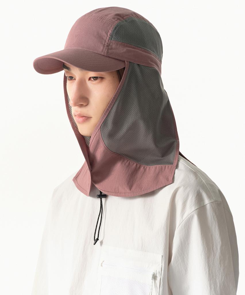 Musinsa Standard [City Leisure] Mesh Long Desert Cap [Smoke Pink]