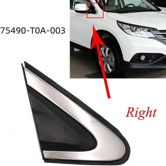 Side Mirror Corner Triangle Cover Pillar Trim for Honda CR-V CRV 2012 2013 2014 2015 2016 (Right (Passenger) Side)
